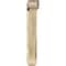 Ekena Millwork Traditional Craftsman Rough Sawn Bracket w/ Offset Brace, Douglas Fir, 6"W x 32"D x 38"H BKT0604X32X38TRA04RDF - alternate 4
